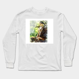 Sitting Meditation Long Sleeve T-Shirt